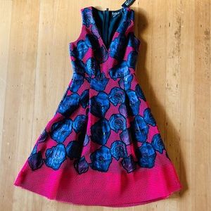 Sachin & Babi Noir pink mesh party dress NWT